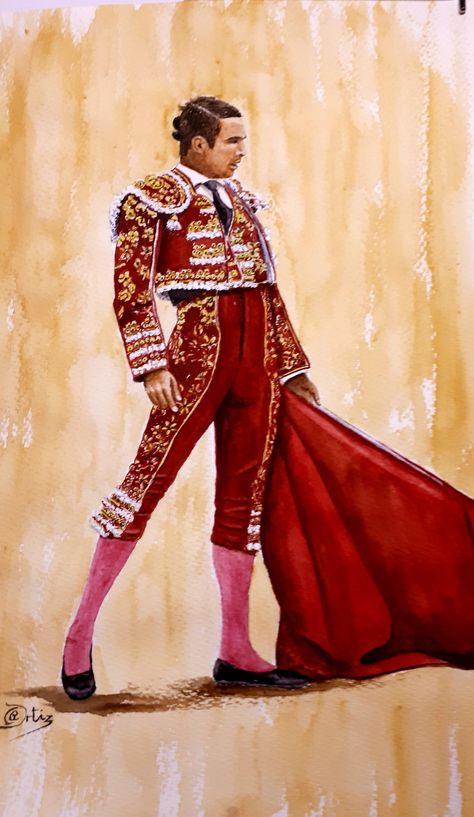 Matador Painting, Matador Art, Matador Costume, Autumn Leaves Art, Leaves Art, Leaf Art, Mural Art, Costume Design, Autumn Leaves