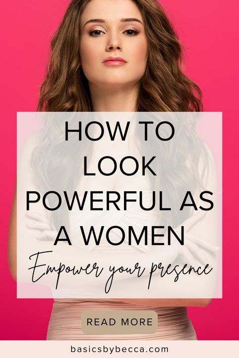 Empower your presence with confidence! 💪✨ Learn valuable tips on how women can project power in their careers, relationships, and self-confidence. Explore ways to make a bold impression through appearance and behavior. Read the full article now for a confident and powerful you. #PowerfulWomen #ConfidenceTips #BasicsByBecca #BoldImpression #EmpowerYourself #ConfidentWoman #PowerfulAppearance #SelfConfidenceTips Woman Confidence, How To Look Confident, Self Confidence Tips, Confidence Tips, Women Leaders, Professional Growth, Personal Relationship, Confident Woman, Style Mistakes