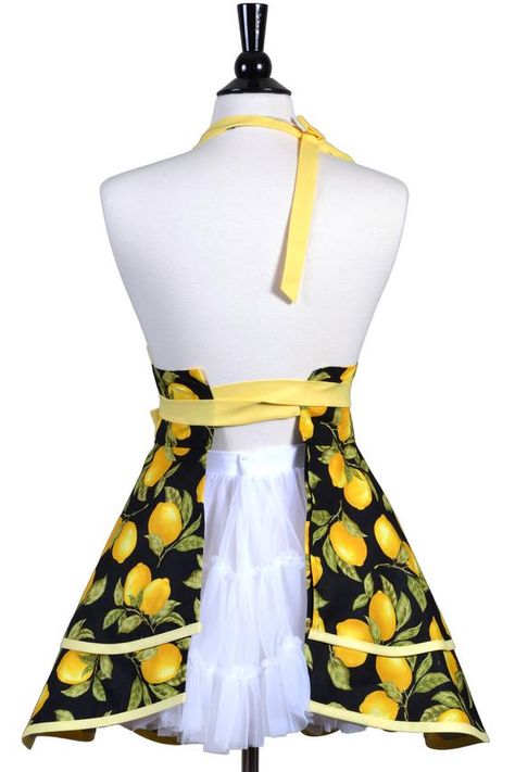 Chic Apron, Pinup Apron, Flirty Aprons, Retro Kitchens, Wrap Dress Pattern, Hostess Apron, Apron Sewing Pattern, Floral Apron, Retro Apron