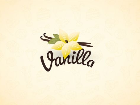 Vanilla logo by Alexander Efremov on Dribbble Vanilla Logo Design, Vanilla Logo, Simple Designs To Draw, Fonts Design, Creative Professional, Global Community, Vanilla, Alexander, Logo Design