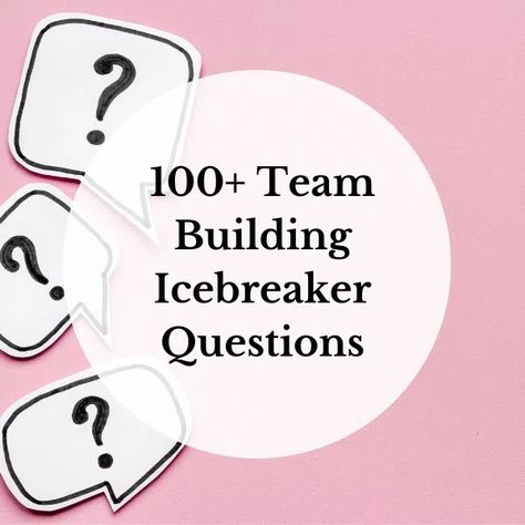 In this post, you'll find more than 100 team building icebreaker questions to get to know your team and build feelings of connection! This list of Team Building Questions, Team Building Icebreakers, Icebreaker Questions, Ice Breaker Questions, Icebreaker Activities, Karaoke Songs, Embarrassing Moments, Ice Breakers, Virtual Tours