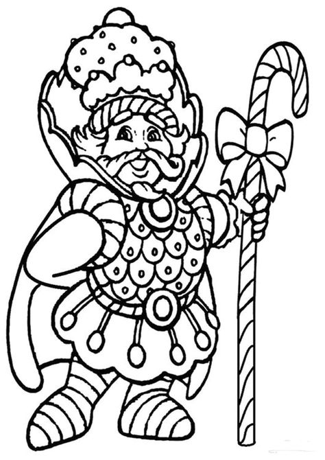 Free & Easy To Print Candy Coloring Pages - Tulamama Candy Land Characters, Gingerbread Man Coloring Page, Candy Coloring Pages, Castle Coloring Page, Candyland Birthday, Candyland Party, Dog Coloring Page, Candy Land Theme, Coloring Page Ideas