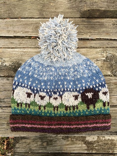 Sheep hat Shetland Wool Week, Knitting Patterns Free Hats, Fair Isle Knitting Patterns, Fair Isles, Bonnet Crochet, Lambada, Fair Isle Knitting, Yarn Projects, Hat Knitting Patterns