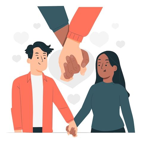 Couple Holding Hands Illustration, Holding Hand Illustration, Hands Relationship, Partner Drawing, Holding Hands Illustration, When Trust Is Broken, Relationship Illustration, Build Trust In A Relationship, Date Illustration