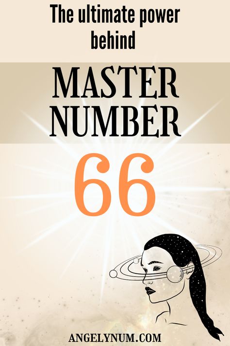 The Master Number 66 holds a great deal of spiritual power. After all, that’s what makes it a Master Number. It’s destined for those who yearn to achieve more, something beyond themselves. Such individuals have access to higher vibrations. When channeled properly, these energies can awaken the soul. 44 Meaning, Master Numbers, Expression Number, Number Meanings, Spiritual Power, Self Love Affirmations, Love Affirmations, Angel Numbers, Unconditional Love