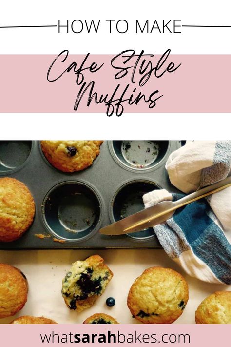 This guide will show you how to make cafe-style muffins in your own home. With just a few ingredients and simple baking secrets, you can bake cafe-style muffins that are just as delicious as those from your favourite coffee shop. Let's make some cafe-style muffins! Baked Pastries, Simple Baking, Baking Secrets, Muffin Tops, Baking 101, Muffin Liners, Cafe Style, White Flour, Few Ingredients