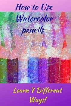 Using Watercolor Pencils, Watercolor Pencils Techniques, Kunstjournal Inspiration, Water Color Pencils, Watercolor Pencil Art, Blending Colored Pencils, Learn Watercolor Painting, Water Color Pencil, Frida Art