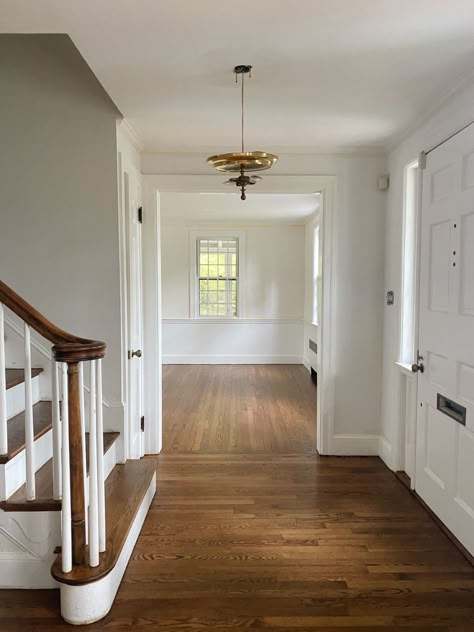 Perfect Stain Color, Dark Wood Floors Living Room, Hardwood Floor Stain Colors, Classic Wood Floors, Oak Floor Stains, Colonial New England, Wood Floor Stain Colors, Floor Stain Colors, Walnut Wood Floors