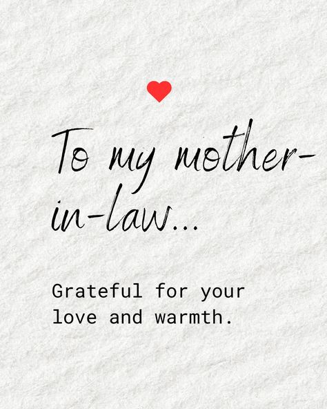 Grateful for your love and warmth, Mom. #MotherInLaw #FamilyLove #Gratitude For Your Love, April 7, To My Mother, Grateful For You, Mother In Law, Family Love, Wedding Engagement, Gratitude, Love You