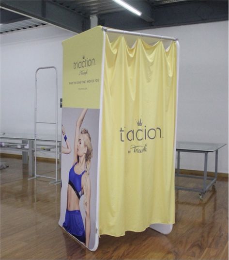 Portable Dressing Room, Expo Display, Room Dressing, Fabric Display, Boutique Decor, Fitting Room, Changzhou, Exhibition Display, Changing Room