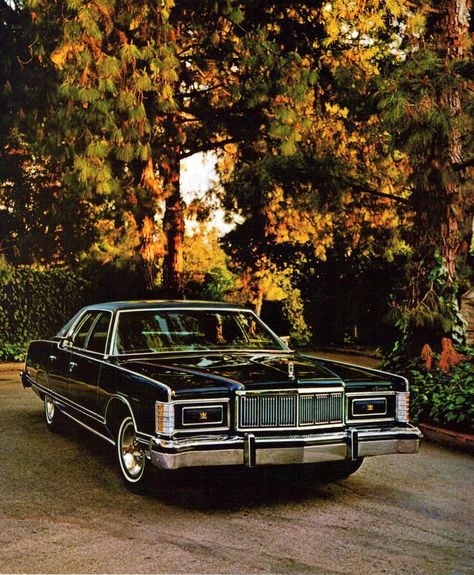 1978 Mercury Grand Marquis 4 Door Pillard Hardtop Mercury Marquis, 70s Cars, Mercury Grand Marquis, Cool Old Cars, Mercury Cars, Old Vintage Cars, Grand Marquis, Old School Cars, Cars Vintage