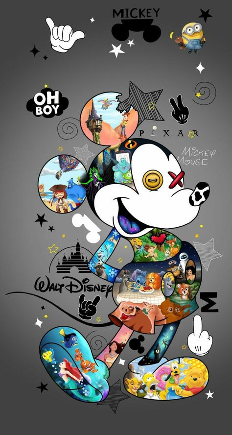 Disney + Pixar Character / Movie collab 💙 Ajith Love Image, Minnie Mouse Background, Character Movie, Disney Pixar Characters, Pixar Characters, Mickey Mouse Wallpaper, Mickey Y Minnie, Rib Tattoo, Baby Art