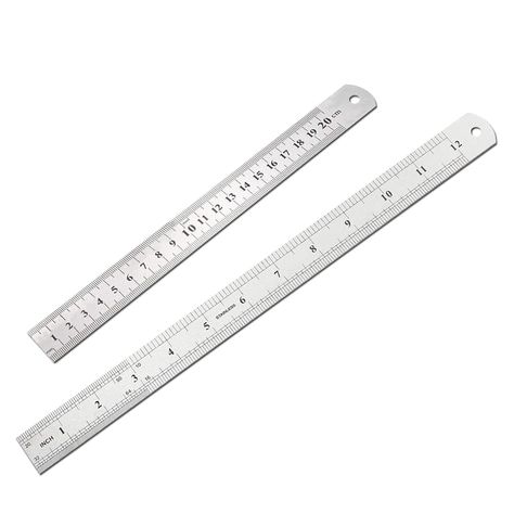 【Premium Material】Our steel rulers made of 100% Premium quality stainless steel to Prevent Rust & Corrosion, heavy duty and non-bendable.Stainless steel material for your long lasting use. 【Set Graeat Value】This set includes one 12inch (300mm) rulers, one 8inch (200mm) rulers . 【Sfety Edge】Metal ruler 0.7 mm thickness avoid sharp edges. 【Two Measurements】Inch And cm Measurements, Etched With Marking Up To 1/64 Inch Measurements And 1/20 Centimeter Measurements. 【Wide Application】Accurate Markings, Perfect For Schools, Offices, Home Schools, Architects, And Engineers.architects, Handy to use as drawing straight edge or measuring device. Package includes: You will receive one 12inch (300mm) rulers, one 8inch (200mm) rulers .Made From High Impact 0.7mm thick stainless steel. Inch And cm two M Ruler Set, Inch Ruler, Straight Edge, Craft Work, Paper Piecing, Steel Material, Ruler, 20 Cm, Heavy Duty