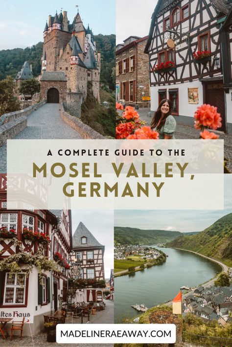 Mosel Valley Germany Wine, Mosel Valley Germany, Germany Travel Destinations, Germany Vacation, German Travel, Germany Travel Guide, Europe Travel Destinations, Germany Travel, Holiday Destinations