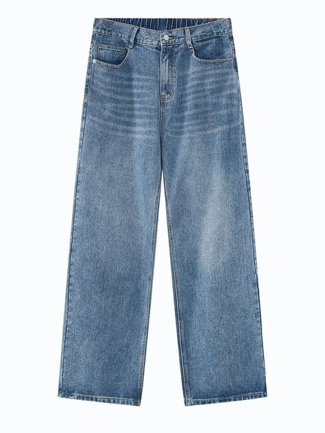 excellent and really pleased...great colour for summer Oversize Jeans, Pants Male, Denim Pants Mens, Oversized Jeans, Korean Casual, Straight Trousers, Straight Leg Denim, Jeans Men, Korean Men