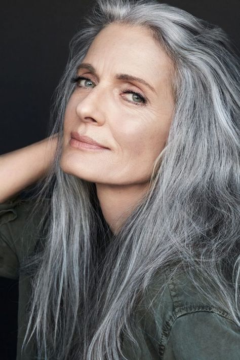 Marian Moneymaker Silver Haired Beauties, Gorgeous Gray Hair, Salt And Pepper Hair, Grey Hair Inspiration, Over 60 Hairstyles, Beautiful Gray Hair, Silver Grey Hair, Long Gray Hair, Ageless Beauty