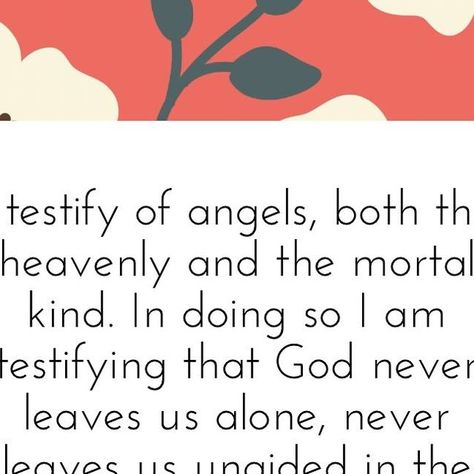 InspirationsFamily&Calling on Instagram: "I have felt help from both in my life. I each Elder Hollands witness of ministering angels. It is so comforting and strengthening to know that we are never alone in our trials. We have our Savior and his enabling power and we have people from both sides of the veil who will minister to us in our times of need. 

Hopefully, we will also listen to inspiration of who we can minister to. The Lord will use us to be a ministering angel to someone else. I am a huge believer that as we act on those promptings, it will make it so Heavenly Father trusts us with more. We will also be able to recognize the spirit more in our lives as we are listening and acting. 

Who could you reach out to in a text or go and visit? Is there someone who comes to mind? 😊💕 Th Ministering Angels, Elder Holland, Never Alone, Our Savior, The Veil, Heavenly Father, Life I, In My Life, The Lord