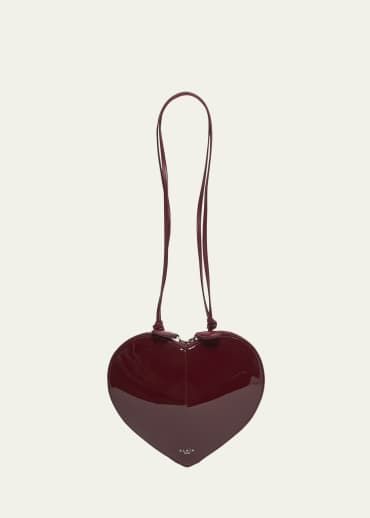 V5GQ9 ALAIA Le Coeur Crossbody Bag in Patent Leather Alaia Le Coeur Bag, Alaia Bag, Alaia Shoes, 2025 Vision, Bergdorf Goodman, Patent Leather, Belts, Vision Board, Crossbody Bag