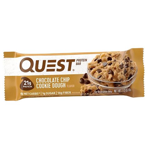 The One Protein Bar That You Should Have To Speed Up Your Metabolism And Lose Weight Fast   - SHEfinds Quest Protein Bars, Keto Protein Bars, Quest Protein, Quest Bars, Quest Bar, Protein Cookie Dough, Quest Nutrition, Protein Cookies, Unsweetened Chocolate