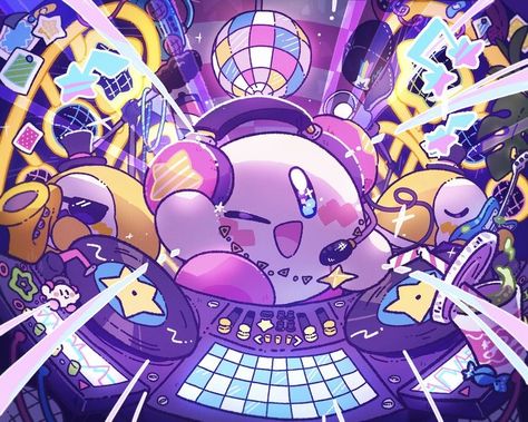 Kirby Art Nintendo, Nintendo Wallpaper, Cute Kirby, Kirby Nintendo, Kirby And Friends, Kirby Character, Kirby Stuff, Kirby Art, Bee And Puppycat