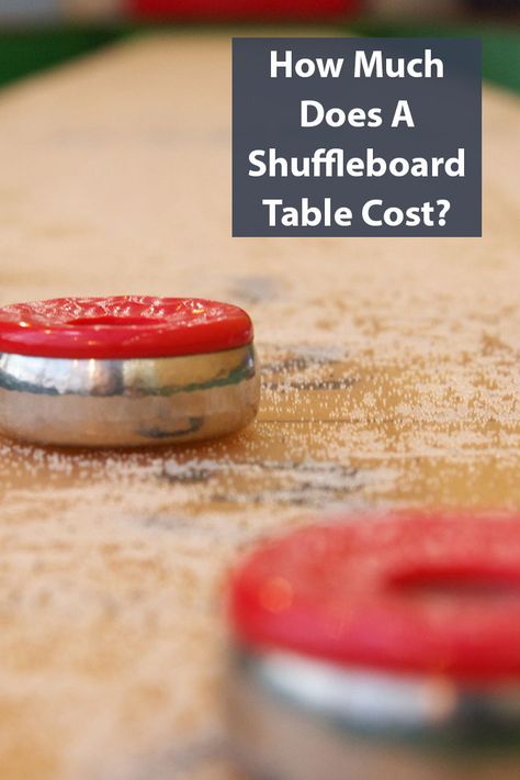 How Much Does A Shuffleboard Table Cost?