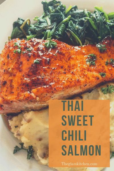 Super simple salmon recipe that is full of flavor! Thai Sweet Chili Salmon, Simple Salmon Recipe, Sweet Chili Salmon, Sweet Chilli Salmon, Chili Salmon, Salmon Fillet Recipes, Salmon Foil Packets, Thai Peppers, Salmon Soy Sauce