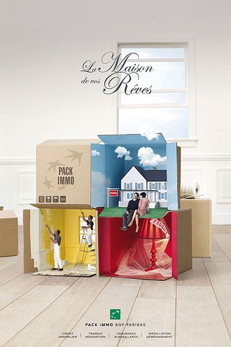 BNP_pack-immo | Flickr - Photo Sharing! House Ads Design, Creative Bank Ads, Family Ads, House Graphic Design, Home Graphic Design, Banks Ads, Home Graphic, Lavish Lifestyle, House Graphic