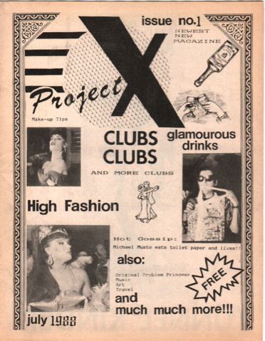 The Project X Magazine Archive Project X Magazine, Vintage Queer, Michael Alig, Leigh Bowery, Amanda Lepore, Underground City, Underground Cities, Project X, Magazines For Kids