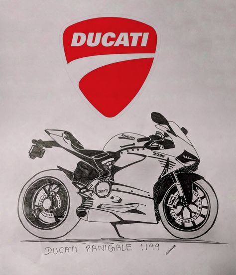 Ducati Panigale1199 #ducati #panigale #motorcycle #bike #sketch #racing #sportsbike Bike Sketch Motorcycles, Ducati Drawing, Motorbike Drawing, Ducati 1299 Panigale, Ducati Motorbike, Moto Ducati, Motorcycle Drawing, Bike Drawing, Bike Sketch