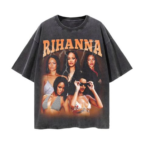 #Rihanna #Badgalriri #Bootlegtee #Bootlegdesign #Raptee #Vintagetee #Streetwear #Tshirtdesign Vintage Graphic Tees Outfits, Bootleg Design, Tee Outfits, Sportswear Outfits, Graphic Tee Outfits, Artist Outfit, Celebrity Design, Oversize Women, Fashion Suits For Men