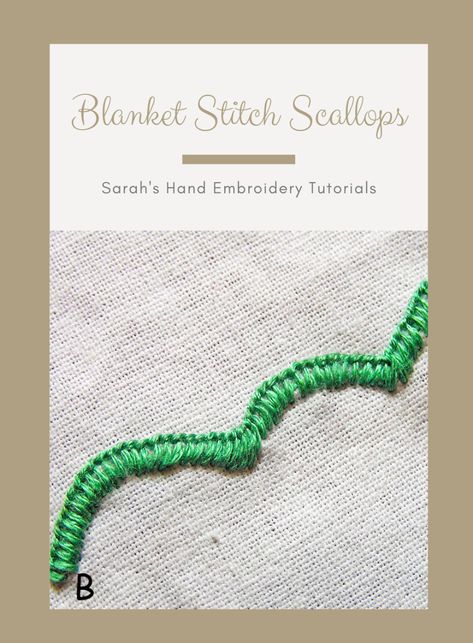 Edging Stitch, Crochet Blanket Edging, Basic Hand Embroidery Stitches, Crochet Stitches For Blankets, Sewing Alterations, It Is Done, Basic Embroidery Stitches, Hand Embroidery Tutorial, Hand Embroidery Projects