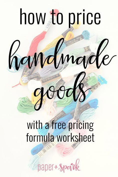 Pricing Formula, Selling Crafts Online, Starting An Etsy Business, Diy Sy, Craft Pricing, Money Making Crafts, Craft Show Ideas, Crafts To Make And Sell, Etsy Business