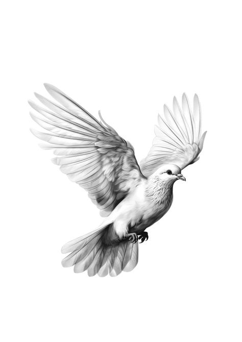 Dove Drawing, Dove Tattoo Design, Dove Images, Vogel Tattoo, Dove Tattoos, Dove Tattoo, Religious Tattoo, Fire Tattoo, Flash Tattoo Designs