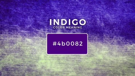 Indigo Color Meaning: What is the Meaning of the Color Indigo? Indigo Color, Levels Of Consciousness, Midnight Sky, Color Meanings, Indigo Colour, Indigo Dye, Mix Color, Ancient Rome, Blue Hues