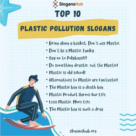 Plastic Pollution Slogans, No To Plastic Quotes, Don't Use Plastic Bags Poster, Beat Plastic Pollution Slogan, Say No To Plastic Quotes, Say No To Single Use Plastic Posters, Say No To Plastic Slogans, Planet Vs Plastic Slogan, Plastic Bag Free Day Poster