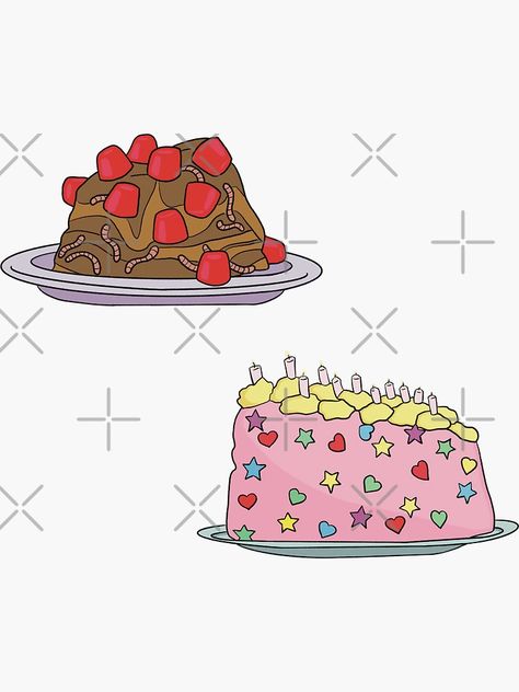 "Max & Ruby Cakes" Sticker for Sale by daniasdesigns | Redbubble Max And Ruby Drawing, Max And Ruby Cake Cartoon, Max And Ruby Cake Tattoo, Max And Ruby Birthday Cake, Max And Ruby Wallpaper, Max And Ruby Tattoo, 2009 Childhood, Max And Ruby Cake, Max Ruby