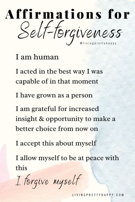 Forgive Self Quotes, Self Forgiveness Affirmations, Manifestion Affirmations, Forgiveness Affirmations, Forgiveness Lesson, Forgive Yourself Quotes, Magic Energy, How To Forgive, Old Souls