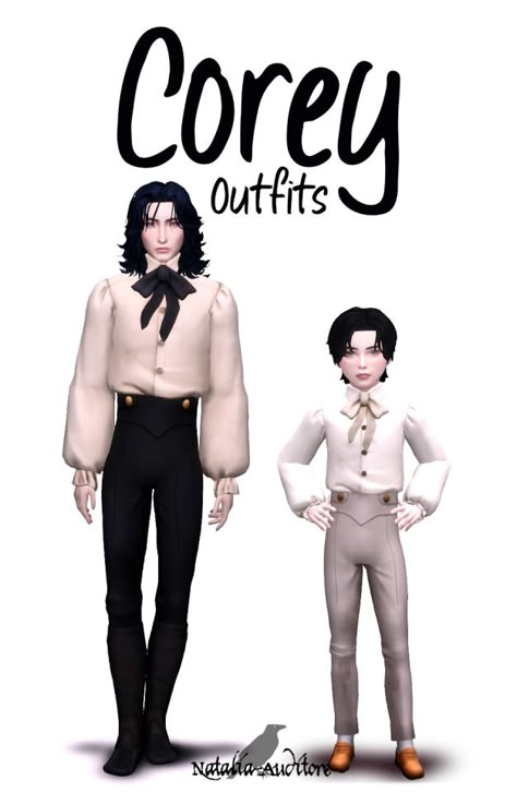 (2) Download – @natalia-auditore on Tumblr Natalia Auditore, 1500 Fashion, Vampire Kids, Medieval Outfit, Masculine Clothing, Sims 4 Historical, Sims 4 Royal, Ts4 Clothes, Vampire Clothes