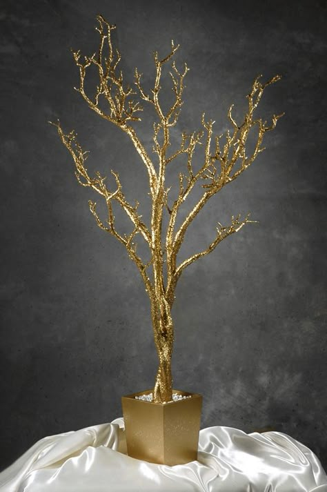 Wishing Tree Wedding, Takken Decor, Branch Centerpieces, Manzanita Tree, Tree Centerpieces, 50th Anniversary Party, Wishing Tree, Golden Anniversary, Branch Decor