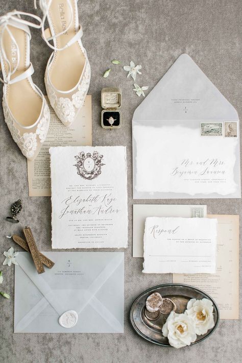 Old-world romance wedding editorial at an Historic Mansion in Colorado via Magnolia Rouge Wedding Photography Detail Shots, Wedding Invitation Ideas, Colorado Denver, Romance Wedding, Wedding Details Photography, Wedding Invitation Inspiration, Historic Mansion, Luxury Wedding Invitations, Denver Wedding