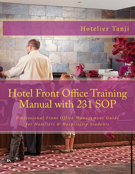 Front Office or Front Desk of a hotel is the most important place. It is treated as the nerve center or brain or mirror of the hotel. The first hotel employees who come into contact with most guests when they arrive are members of the front office. These people are mostly visible and assumed mostly knowledgeable about the hotel. Hospitality School, Hotel Housekeeping, Career Books, Hotel Operations, Office Training, Office Management, Management Training, Office Manager, Hotel Staff