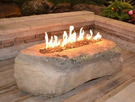 Outdoor Fire Boulders Archives - FireFarm Living Natural Fire Pit Boulders Natural Stone Fire Pit, Natural Fire Pit, Gas Fire Pits, Outside Fire Pits, How To Build A Fire Pit, Living Pool, Fire Pit Ring, Fire Pit Landscaping, Stone Fire Pit