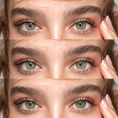 Ready to turn heads? Our natural green lenses are here to make your eyes pop! 😍Here are three different shades of green. Which one is your favorite?😎🔥⁠ #EyraGreen⁠ ⁠#GraceGreen⁠ ⁠#LunaGreen⁠ #just4kira #contacts #coloredcontacts #eyewear #softlens #greencontactlens #exoticcontactlens⁠ #makeup #hazeleyes #brightgreen #like #instalike #instagood #instadaily Green Eyes Contacts, Green Lenses Eye, Green Eye Contacts, Green Contact Lenses, Green Contacts Lenses, Make Your Eyes Pop, Green Contacts, Soft Lens, Lenses Eye