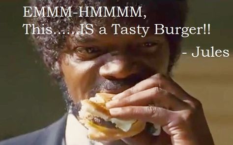 The Epitome Of Coolness-Movies-Pulp Fiction-Jules-Tasty Burger Big Kahuna Burger, Hawaiian Burger, Tasty Burger, Quentin Tarantino Films, Samuel Jackson, Tarantino Films, Food Film, Reservoir Dogs, Matt Dillon