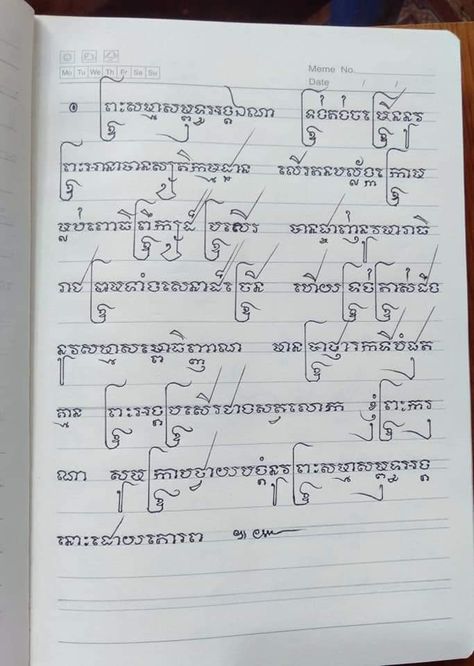 Khmer Writing, Khmer Script, Khmer Language, Thai Tattoos, Thai Script, Khmer Tattoo, Pretty Handwriting, Writing Fonts, Ancient Languages