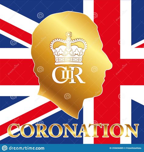 British Flag Clothes, Coronation Party Ideas, British Themed Parties, 2022 Illustration, Coronation Party, Birthday Wine Bottle Labels, Kings Coronation, Elephant Coloring, Portrait Silhouette