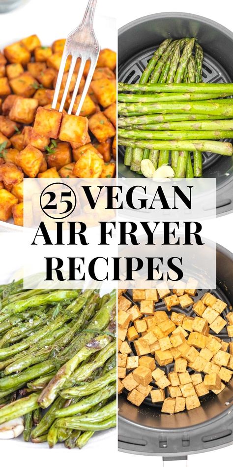 Looking for inspiration for your next air fryer meal? We've got you covered with these 25 Best Vegan Air Fryer Recipes that will satisfy your cravings and feed you a quick plant-based meal. Vegan Air Fryer Recipes, Falafel Recipe Easy, Vegan Air Fryer, Garlic Green Bean Recipes, Vegan Crab, Flavorful Vegetables, Vegan Mayo, Recipe Cover, Delicious Vegetables