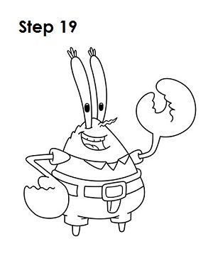 Mr Krabs 19 Crusty Crab Spongebob Drawing, Mr Crabs Drawings, Mr Krabs Drawing, Spongebob Drawings Easy, Spongebob Characters Drawings, Disney Character Drawings, Spongebob Drawings, Mr Krabs, Cartoon Drawing Tutorial