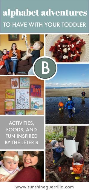 Activities for toddlers and preschoolers that begin with B - Sunshine Guerrilla Make A Letter, Bug Activities, How To Make Letters, The Letter D, The Letter B, Eco Friendly Kids, Activities For Toddlers, Toddlers And Preschoolers, Kids Learning Activities