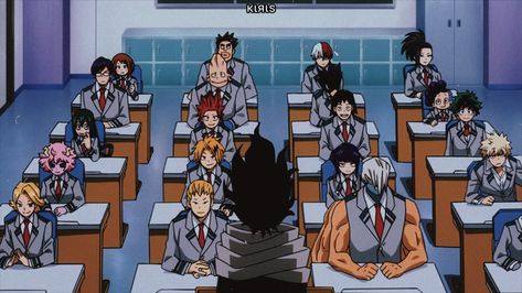 Mha School, Mha Panels, Mha Visuals, Fairy Tail Anime Natsu, Mha Aesthetic, Shifting Visuals, Mha Dr, Class 1 B, Classroom Seating